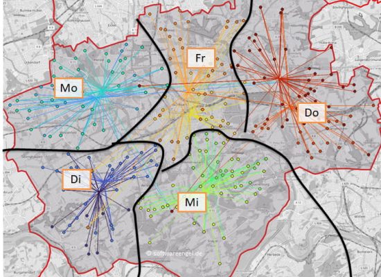 Revierplanung und Tourenplanung